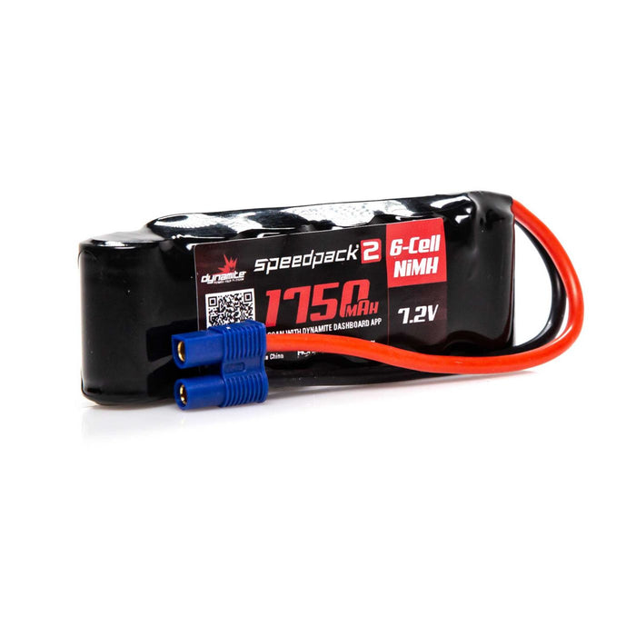 SPEEDPACK2 7.2V 1750MAH 6C NiMH FLAT,EC3: MINIS