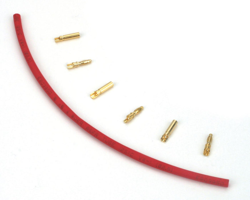 Gold Bullet Connector Set, 2mm (3)