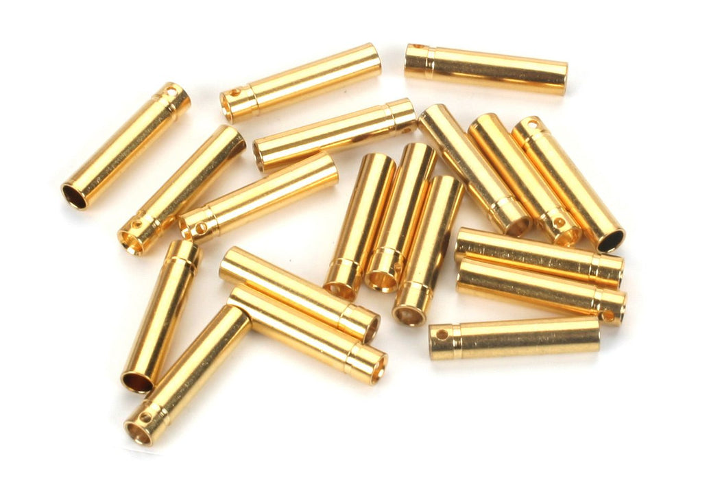 Gold Bullet Connector, Female, 4mm (30)