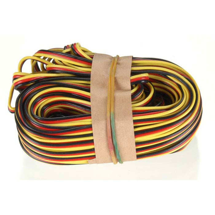 50' 3-Color Heavy Gauge Servo Wire