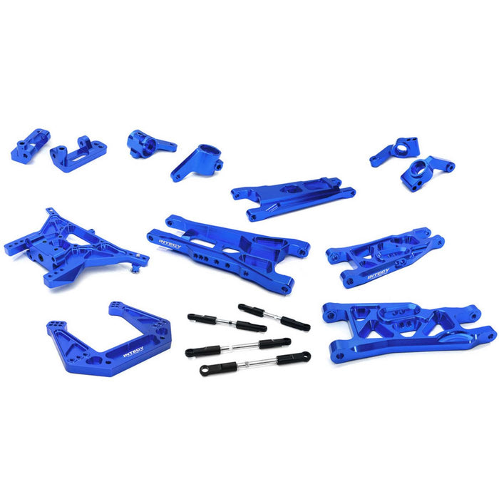 Kit de suspension en alliage Billet Mach, bleu : Bigfoot 2WD