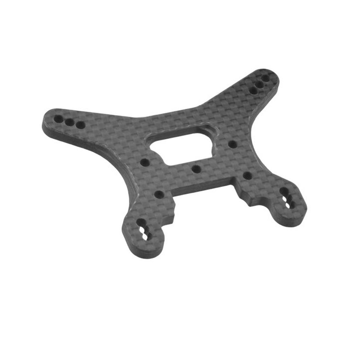 B74 Carbon Fiber rear shock tower-ribbed/chamfered