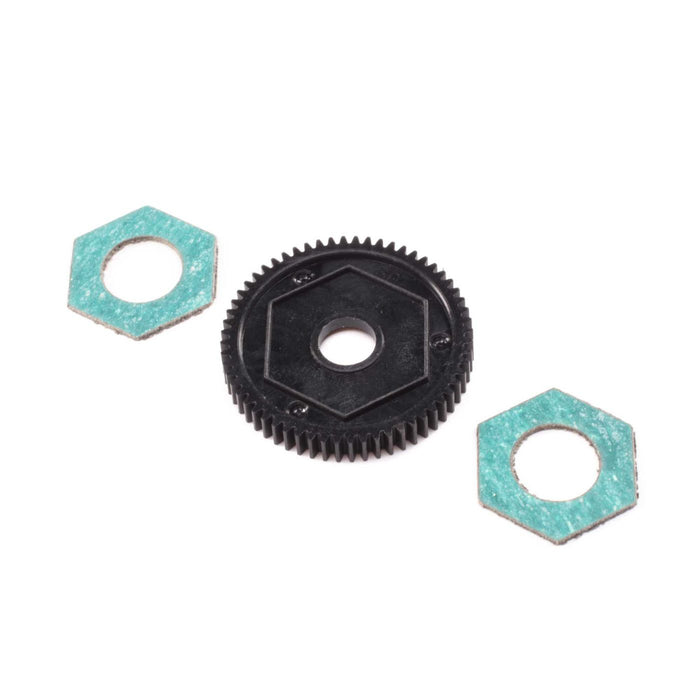 Spur Gear w/ Slipper Pads, 60T, 0.5M: Mini-T 2.0