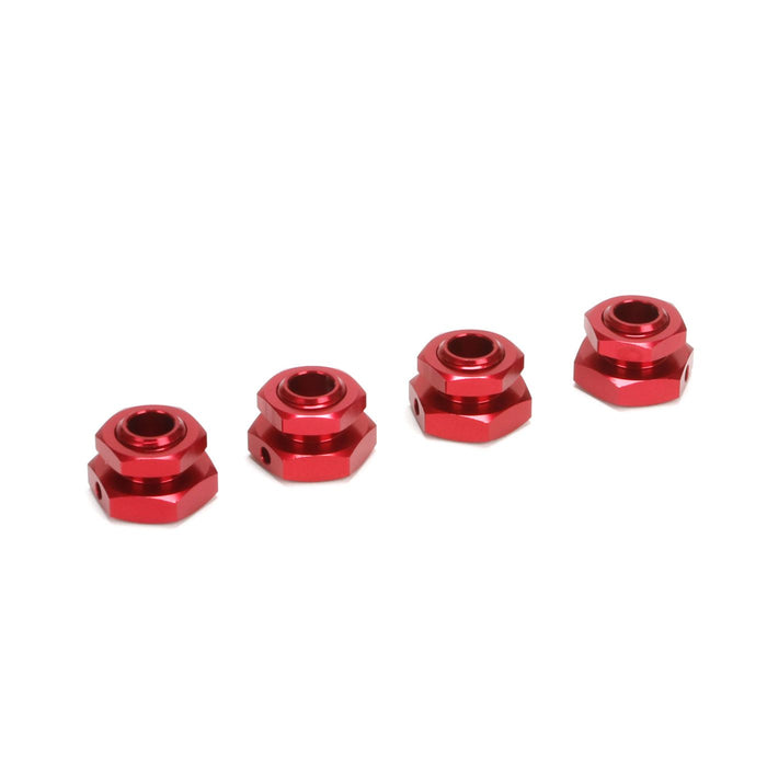 Jeu d'hexagones de roue de 20 mm, rouge : LST XXL 2 gaz