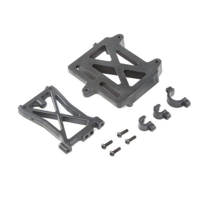 ESC Mount Plate, Standoff & Clamps: DBXL-E