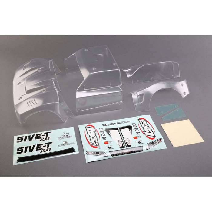 Ensemble complet de carrosserie, transparent : 5ive-T 2.0