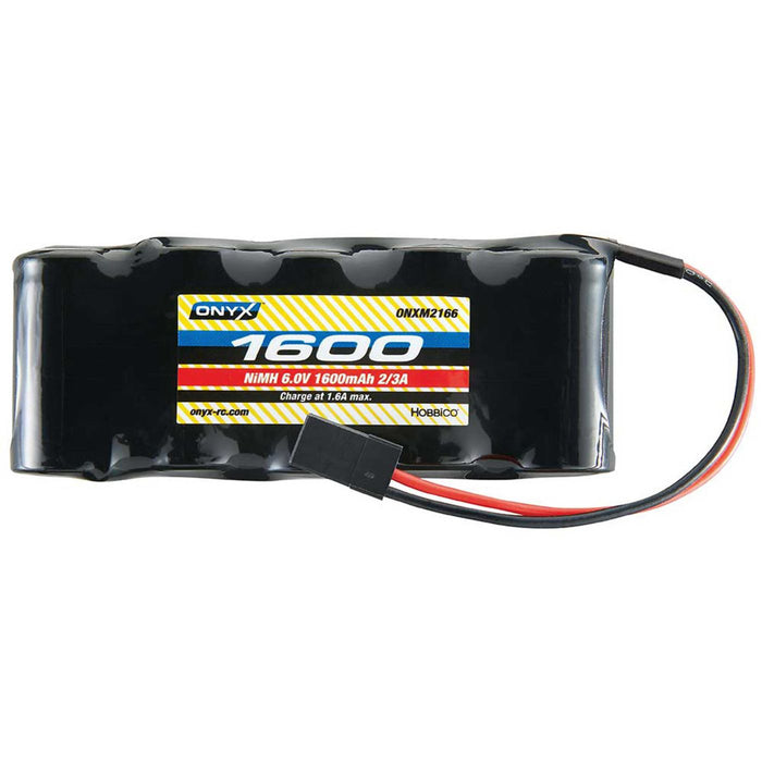 NiMH 6.0V 1600mAh 2/3A Récepteur plat Prise universelle