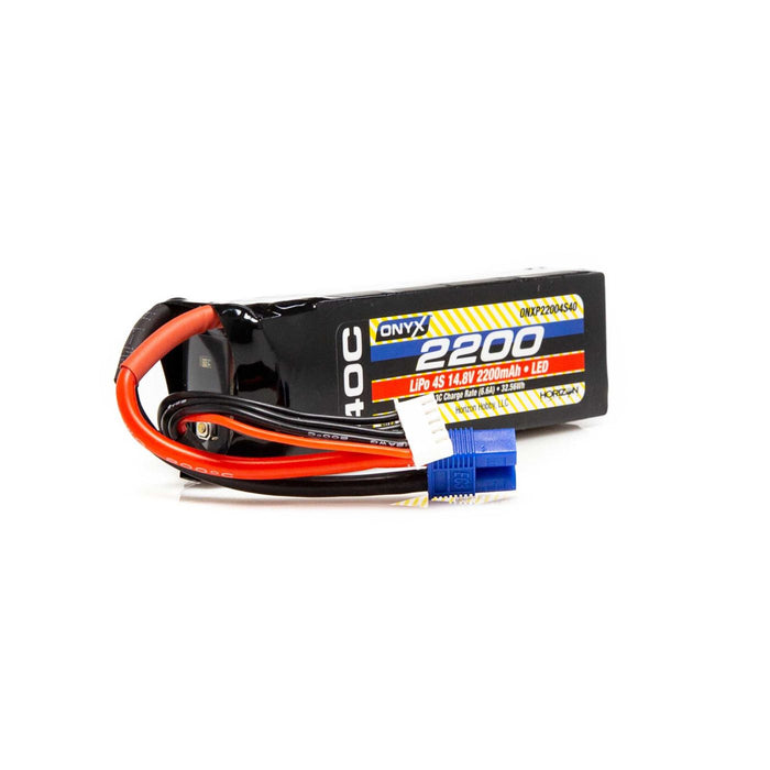 LiPo 2200mAh 4S 14,8V 40C, EC3, LED