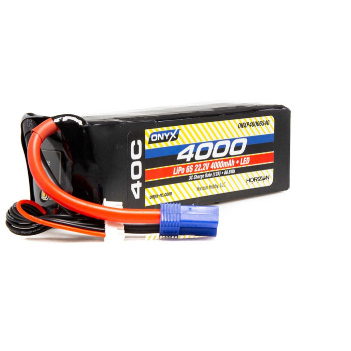 LiPo 4000mAh 6S 40C, EC5, LED