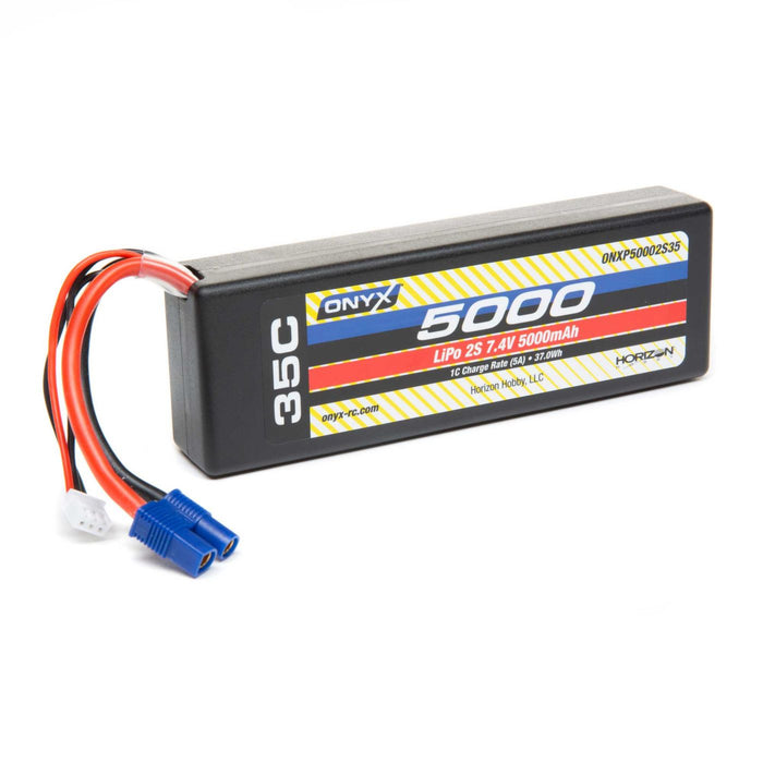 7.4V 5000mAh 2S 35C LiPo Hard Case: EC3