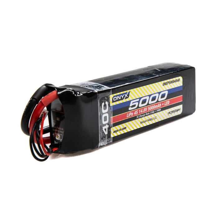 5000mAh 4S 14.8V 40C LiPo, EC5, LED