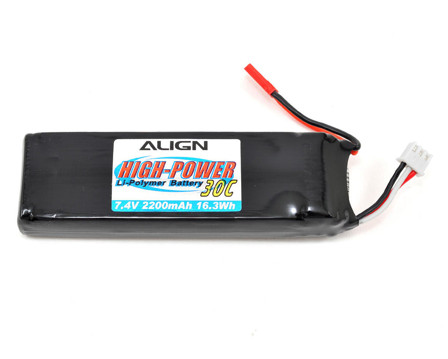 Aligner la batterie du récepteur LiPo 2S1P 30C (7,4 V/2 200 mAh)