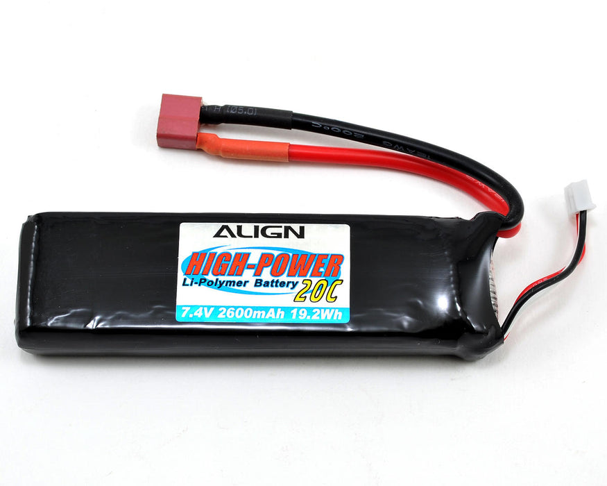 Aligner la batterie LiPo 2S1P 20C (7,4 V/2600 mAh)