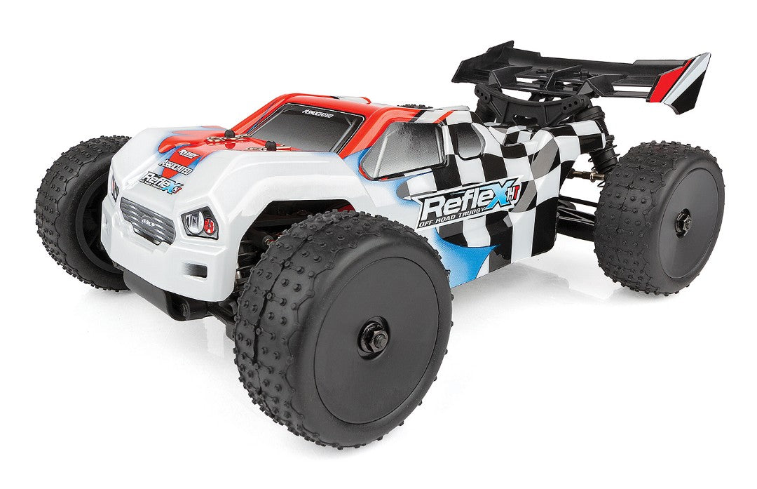 Team Associated Reflex 14T 1/14 Truggy tout-terrain électrique 4WD prêt à l'emploi avec chargeur et batterie LiPo