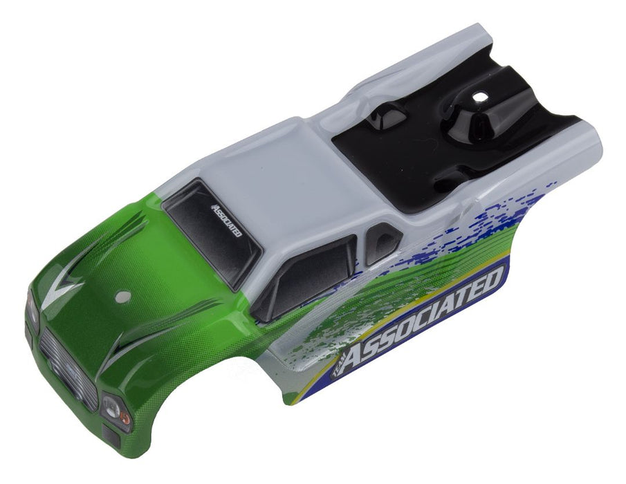 Team Associated TR28 Body, blanc et vert