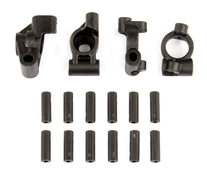 Team Associated Rear Hubs, Caster Blocks, and Inserts (Reflex 14B/14T)