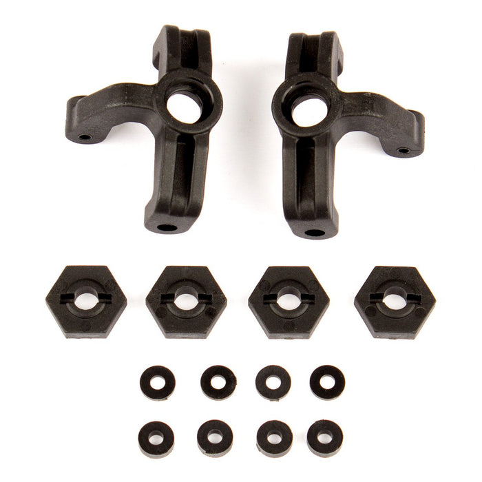 Team Associated Steering Blocks and Wheel Hexes (Reflex 14B/14T)