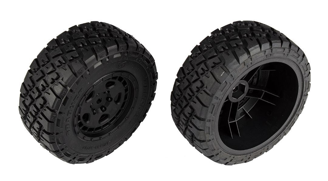 Team Associated Pro4 SC10 Off-Road Tires and Fifteen52 Wheels, mounted