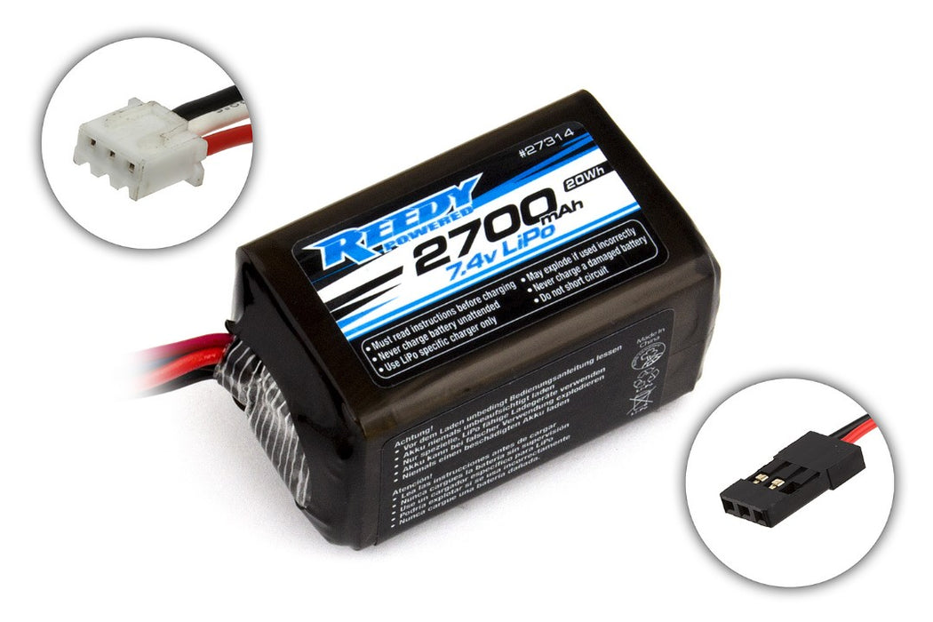 Reedy LiPo Pro RX 2700mAH 7.4V Bosse