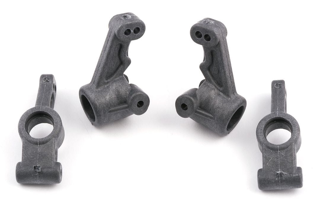 Team Associated Factory Team Molded Carbon Steering Blocks & Hub Carriers