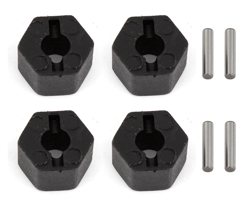 Team Associated CR12 Wheel Hexes and Pins Set