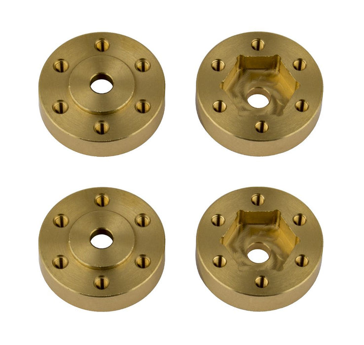 Element RC FT Enduro Beadlock Hex Adapters, brass