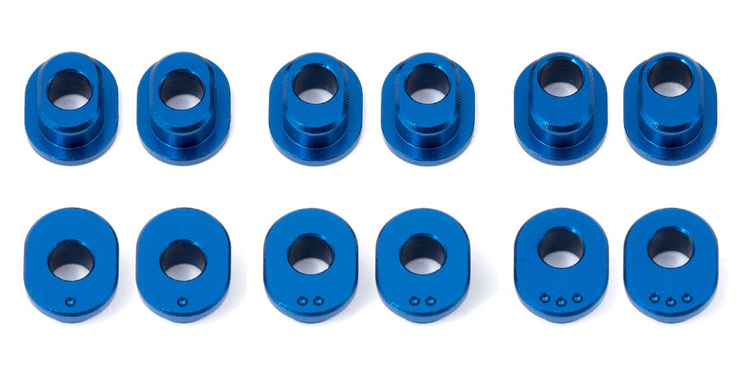 Team Associated RC12R6 Factory Team Aluminum Track Width Bushings