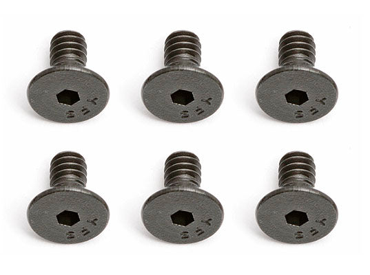 Team Associated 4-40x1/4" Flat Head Hex Screw (6)