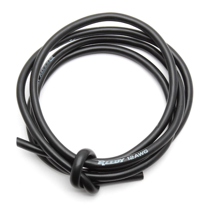 Fil de silicone Reedy Pro, 12 AWG noir