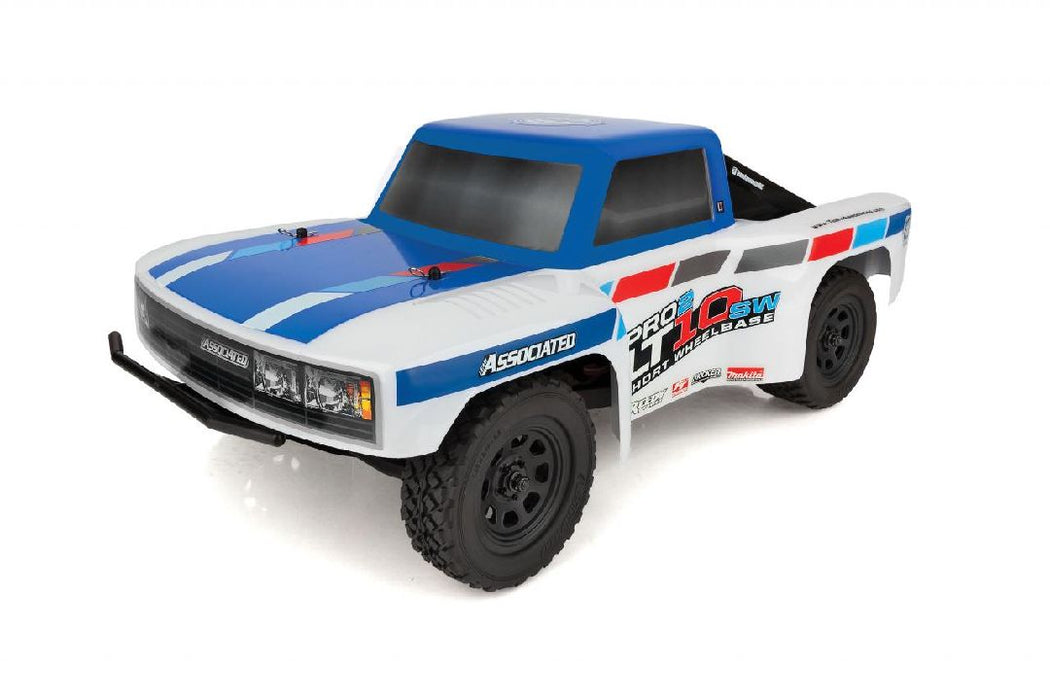 Team Associated PRO2 LT10SW Short Course Truck RTR LiPo Combo - Blue/White