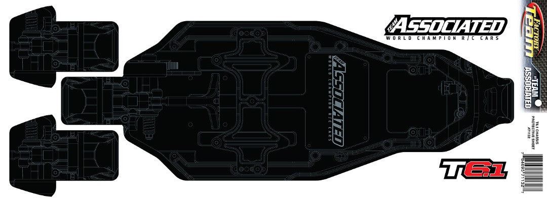 Feuille de protection du châssis T6.1 FT, imprimée