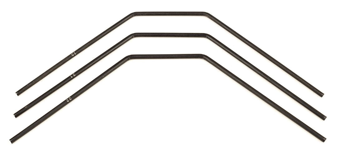 Team Associated RC8B3 FT Front Anti-roll Bars, 2.0-2.2mm