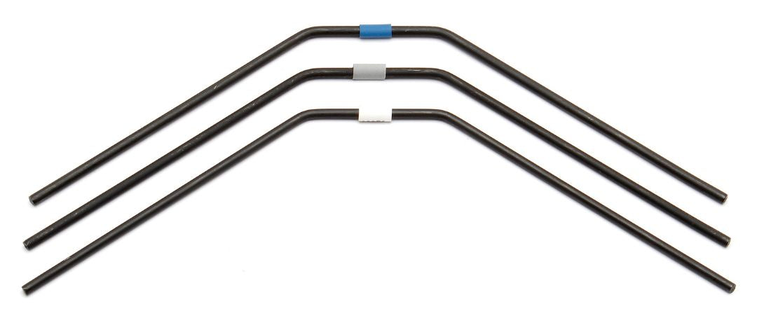 Team Associated RC8B3 Rear Anti-roll Bars, 2.5-2.7mm