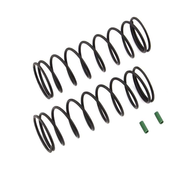 Team Associated Front Springs V2, green, 4.9 lb/in, L70, 9.5T, 1.6D