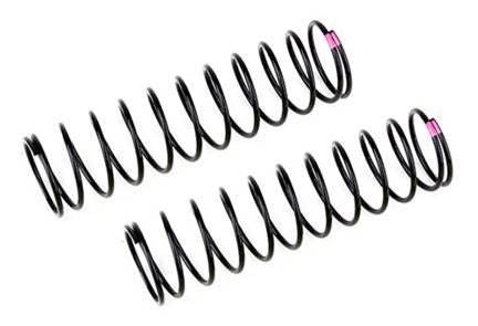 Team Associated Rear Springs V2, pink, 3.7 lb/in, L86, 12.0T, 1.6D