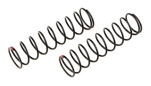 Team Associated Rear Springs V2, Red, 4.7 lb/in, L86, 10.0T, 1.6D