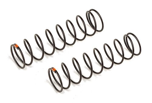 Team Associated Rear Springs V2, Orange, 4.9 lb/in, L86, 9.5T, 1.6D