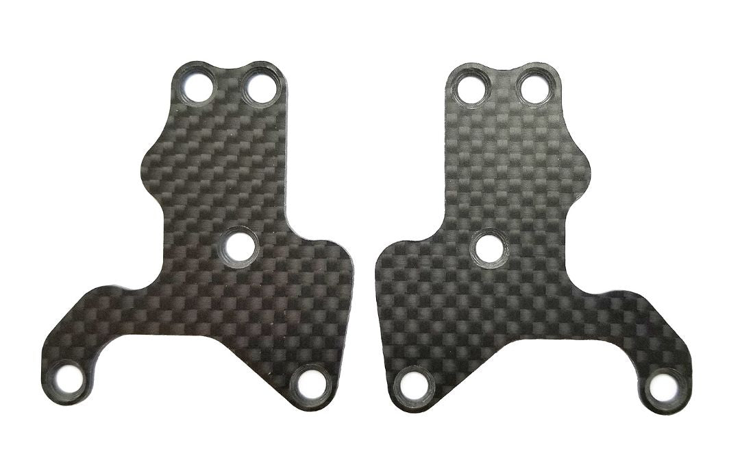 Team Associated RC8B3.2 FT Front Suspension Arm Inserts, carbon fiber, 1.2mm