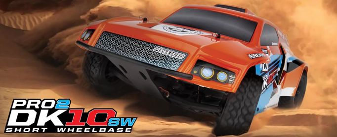 Pro2 DK10SW Dakar Buggy RTR, orange/bleu