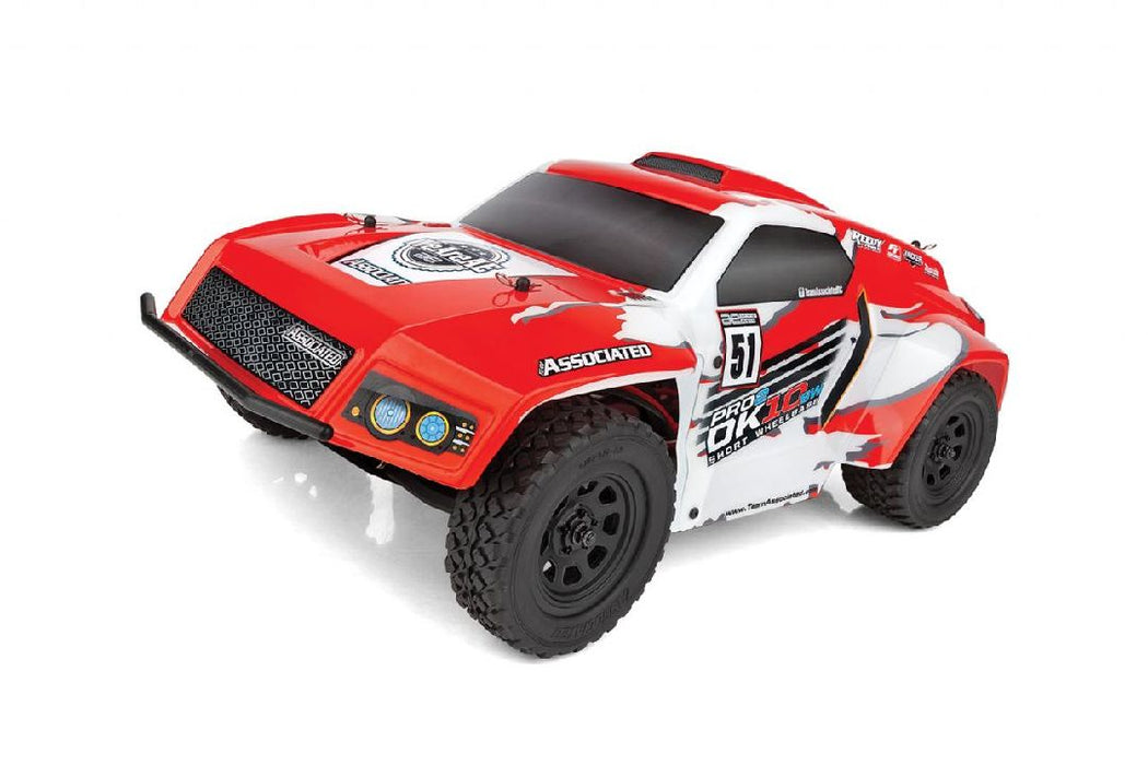 Pro2 DK10SW Dakar Buggy RTR, rouge/blanc