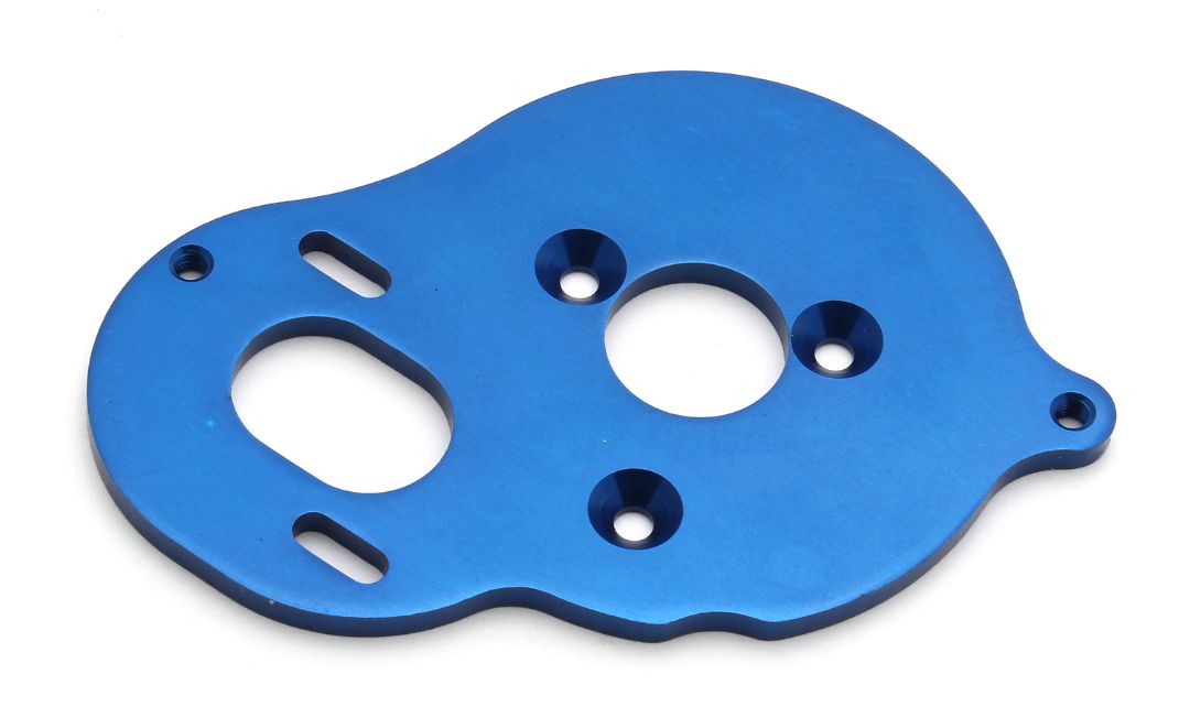 Team Associated Motor Plate, blue