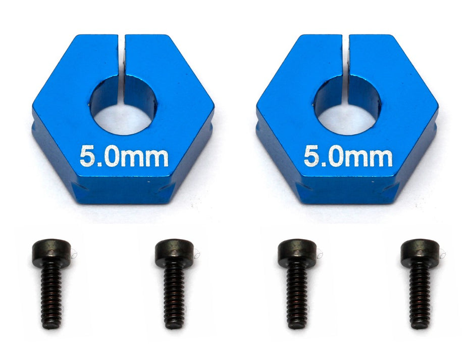 Team Associated 5.0mm Aluminum Factory Team Clamping Rear Hex (2)