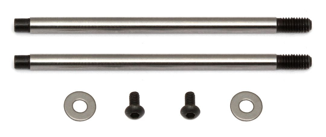 Team Associated Factory Team 3x35 mm Shock Shafts (V2), Chrome