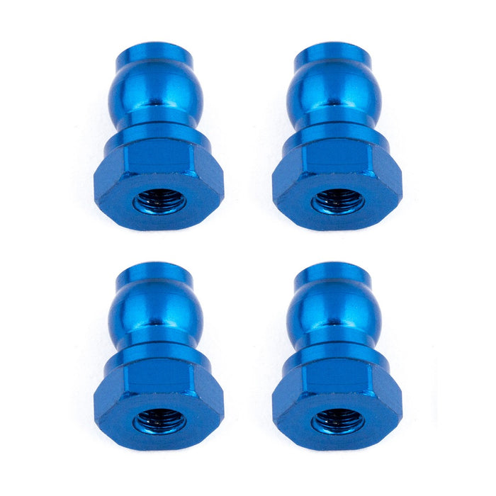 Douilles d'amortisseur, 10 mm, aluminium bleu