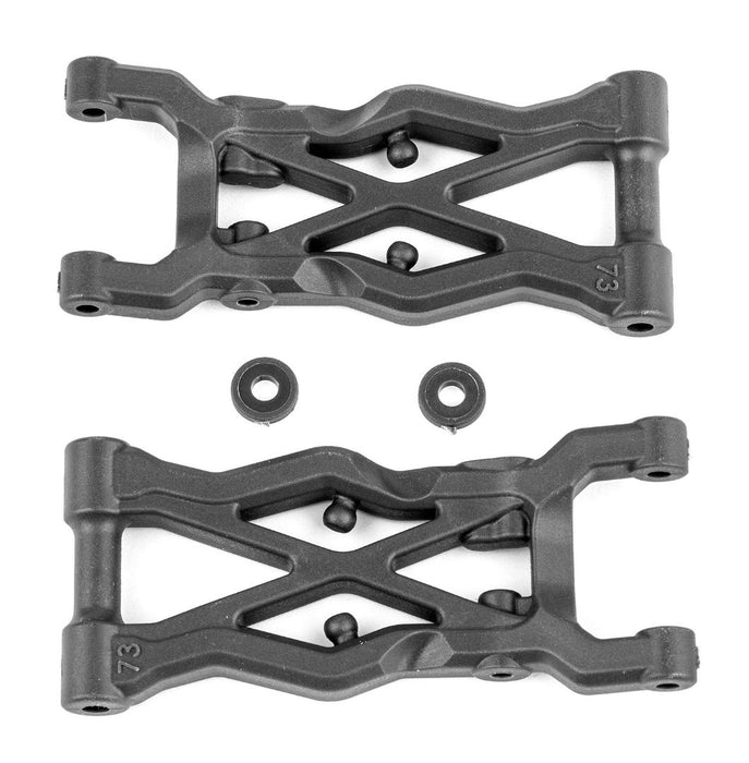 Team Associated RC10B6.2 FT Rear Suspension Arms 73mm, carbon fiber