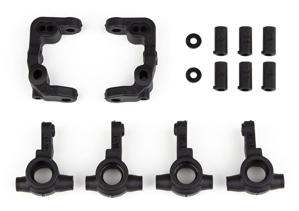 Team Associated RC10B6.4 -1mm Scrub Caster and Steering Blocks