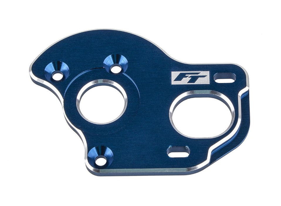 Team Associated RC10B6.1 FT Laydown/Layback Motor Plate 3.5mm, Blue