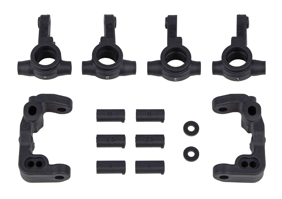 Roulette de gommage et blocs de direction RC10B6.4 -1 mm