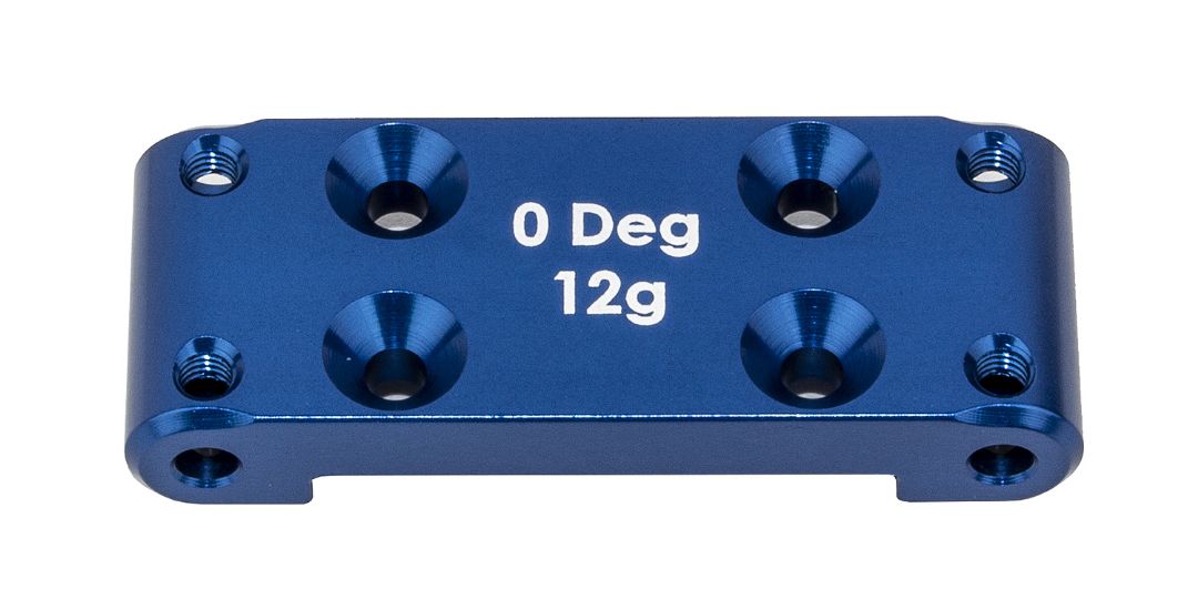 Team Associated RC10B6.4 Front Bulkhead  [0], blue aluminum