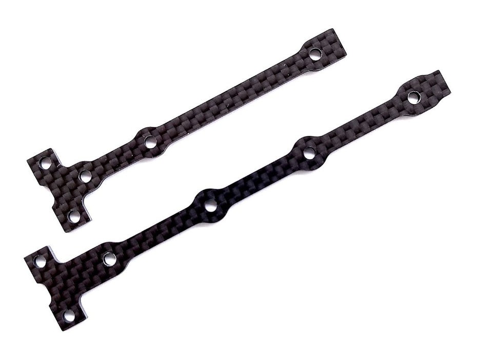 Team Associated RC10B74.1 FT Carbon Fiber Flex Chassis Brace Support Set, 2.0mm